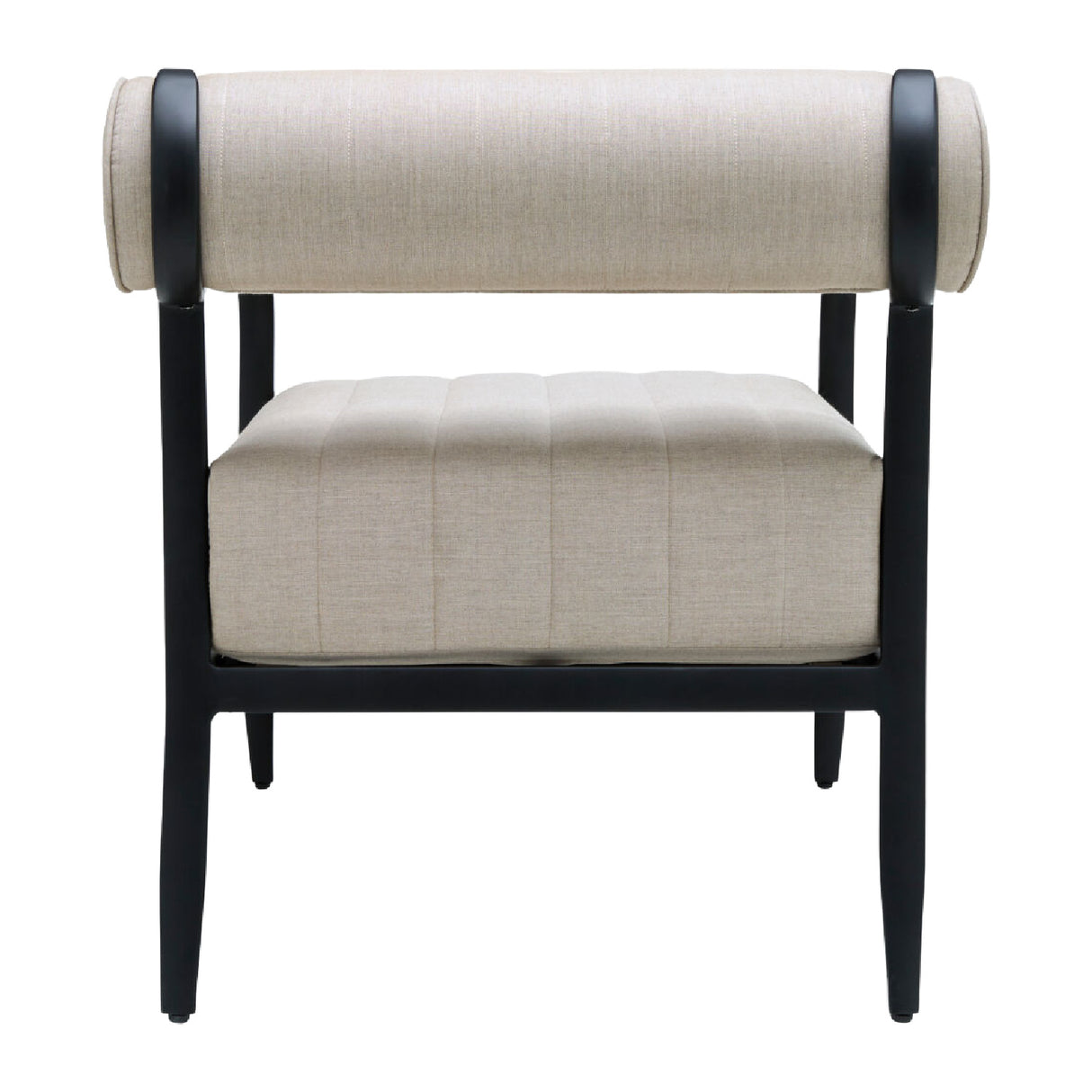   Black Aluminum Outdoor Accent Chair | Oroa.com