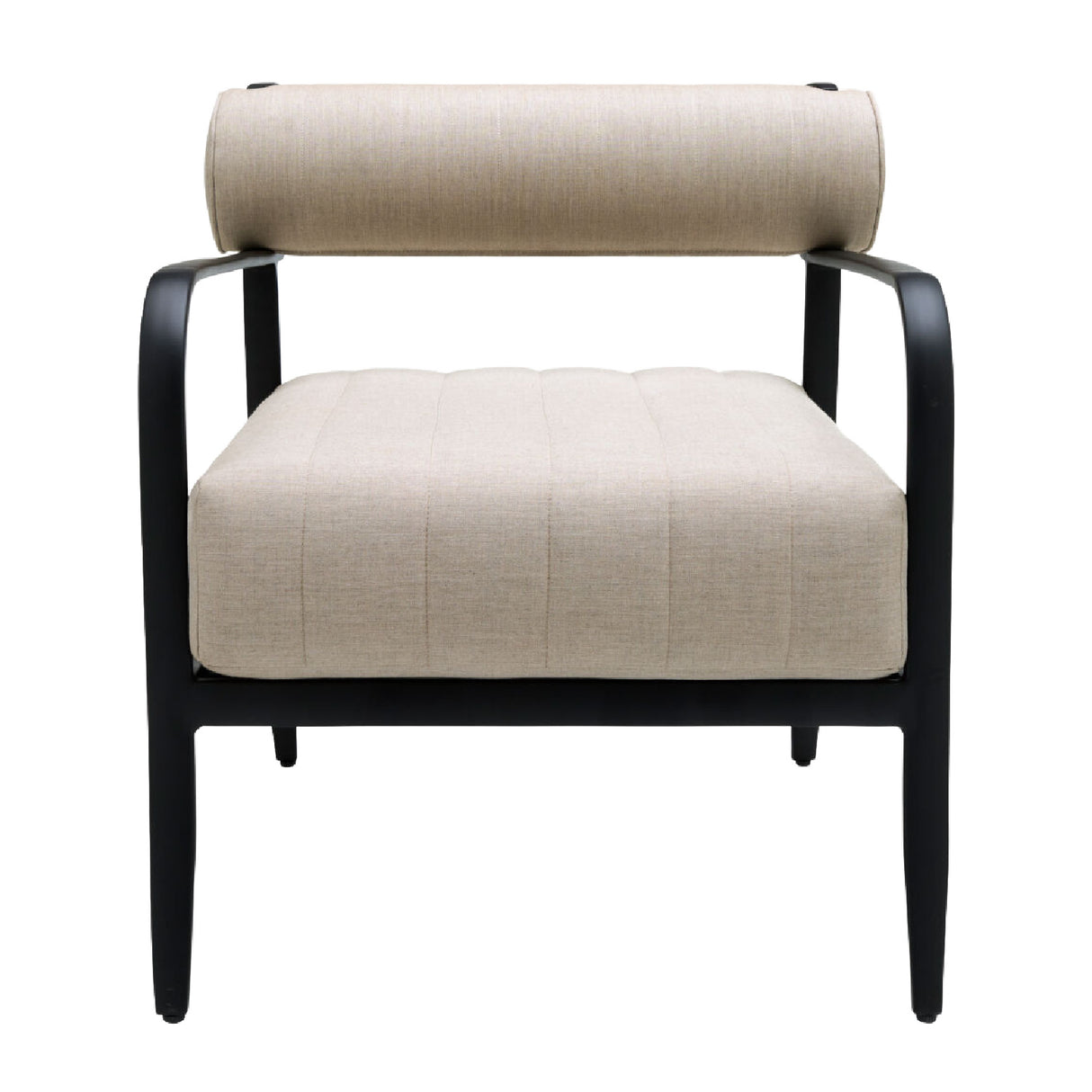   Black Aluminum Outdoor Accent Chair | Oroa.com
