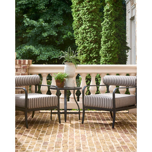   Black Aluminum Outdoor Accent Chair | Oroa.com