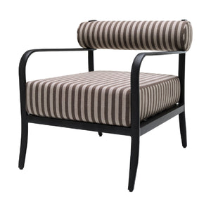   Black Aluminum Outdoor Accent Chair | Oroa.com