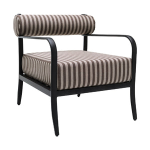   Black Aluminum Outdoor Accent Chair | Oroa.com