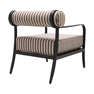   Black Aluminum Outdoor Accent Chair | Oroa.com