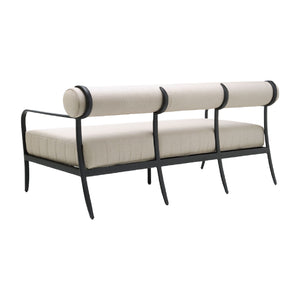   Modern European furniture - Black Aluminum Outdoor Sofa - www.oroa.com | Oroa.com