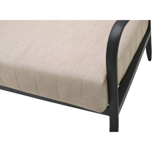   Modern European furniture - Black Aluminum Outdoor Sofa - www.oroa.com | Oroa.com