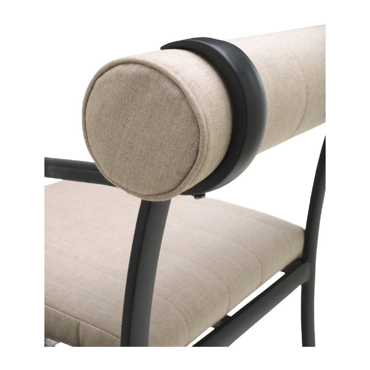   Modern European furniture - Black Aluminum Outdoor Dining Chair - www.oroa.com | Oroa.com