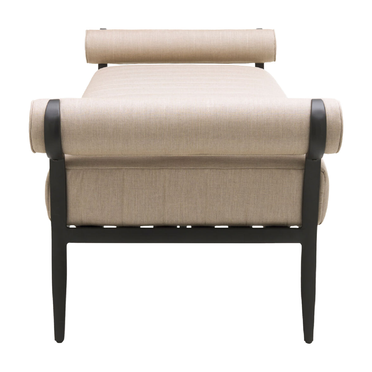   Black Aluminum Outdoor Bench | Oroa.com