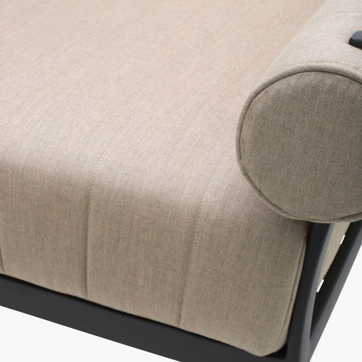   Black Aluminum Outdoor Bench | Oroa.com