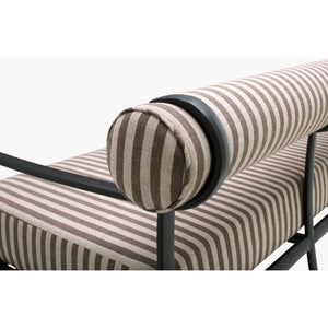   Modern European furniture - Black Aluminum Outdoor Sofa - www.oroa.com | Oroa.com