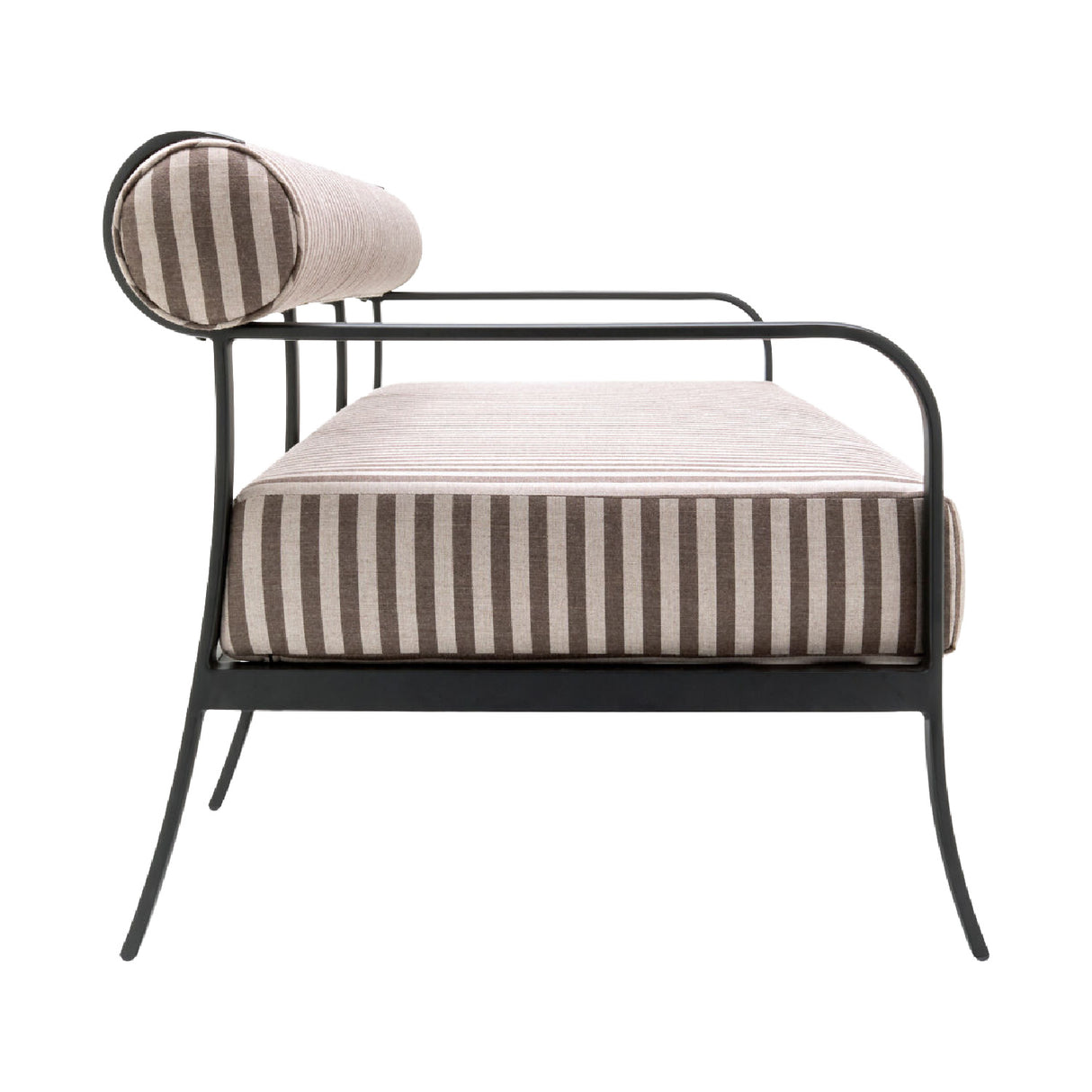   Modern European furniture - Black Aluminum Outdoor Sofa - www.oroa.com | Oroa.com