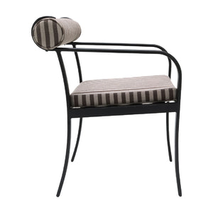   Modern European furniture - Black Aluminum Outdoor Dining Chair - www.oroa.com | Oroa.com