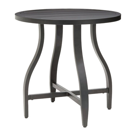   Modern European furniture - Black Aluminum Outdoor End Table - www.oroa.com | Oroa.com