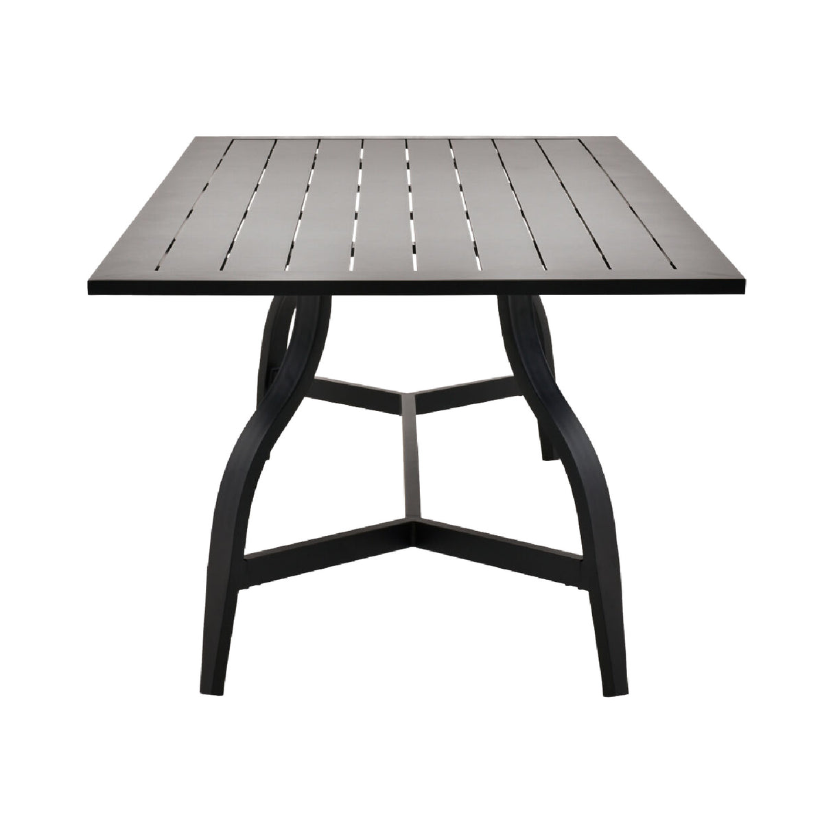   Modern European furniture - Black Aluminum Outdoor Dining Table - www.oroa.com | Oroa.com