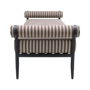   Black Aluminum Outdoor Bench | Oroa.com