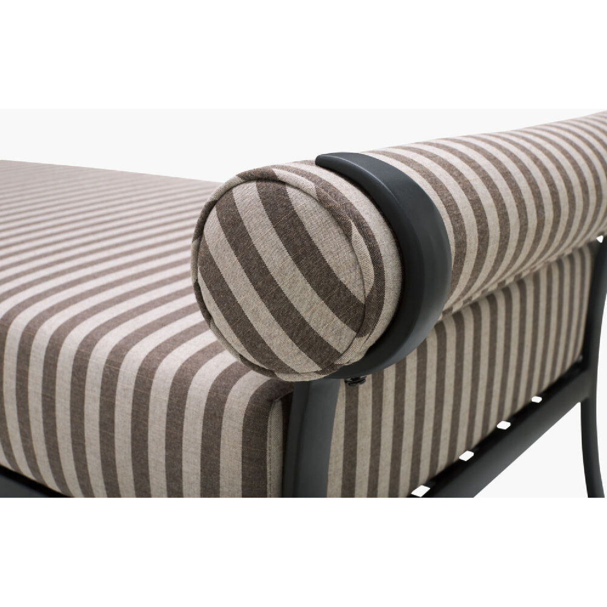   Black Aluminum Outdoor Bench | Oroa.com
