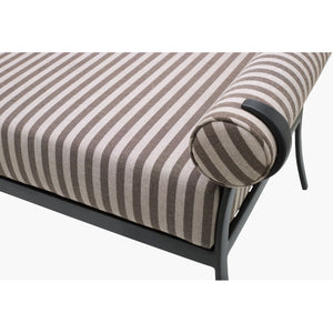   Black Aluminum Outdoor Bench | Oroa.com