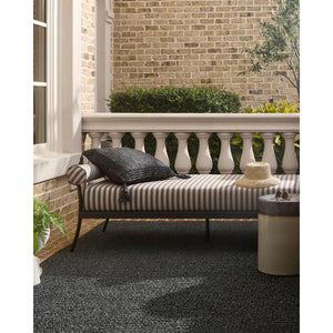   Black Aluminum Outdoor Bench | Oroa.com