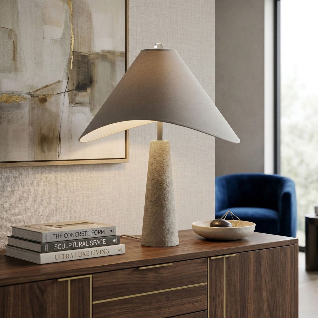   Cotton Shade Table Lamp | Oroa.com