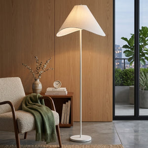   Cotton Shade Accent Floor Lamp | Oroa.com