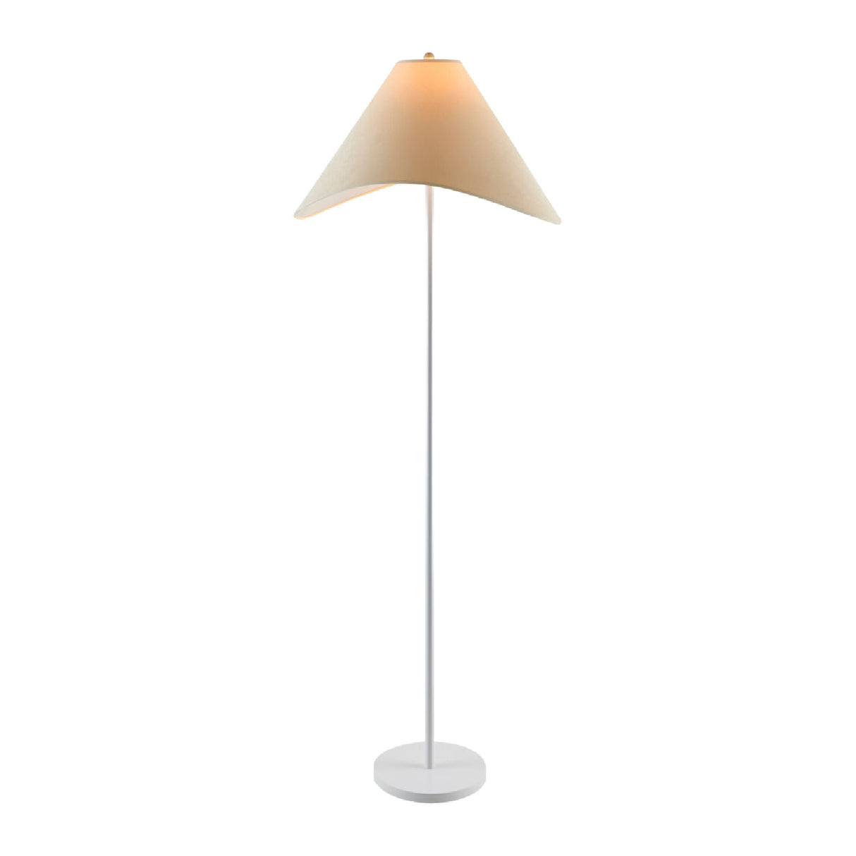   Cotton Shade Accent Floor Lamp | Oroa.com