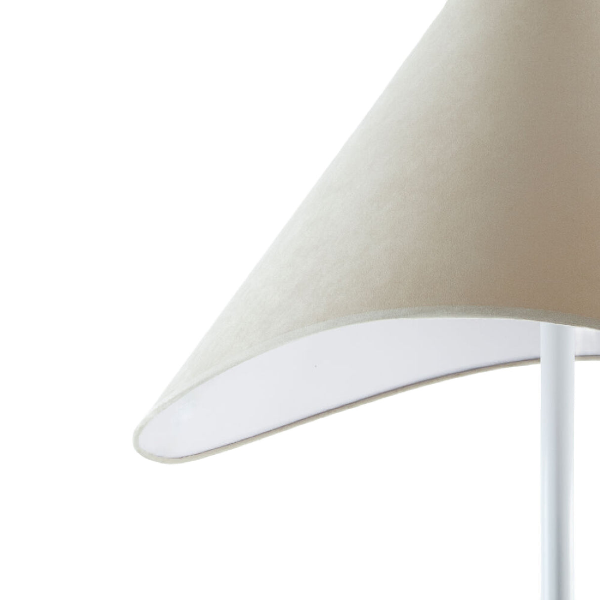   Cotton Shade Accent Floor Lamp | Oroa.com