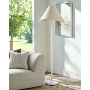   Cotton Shade Accent Floor Lamp | Oroa.com