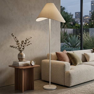   Cotton Shade Accent Floor Lamp | Oroa.com