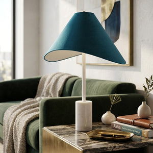   Marble Base Cotton Table Lamp | Oroa.com