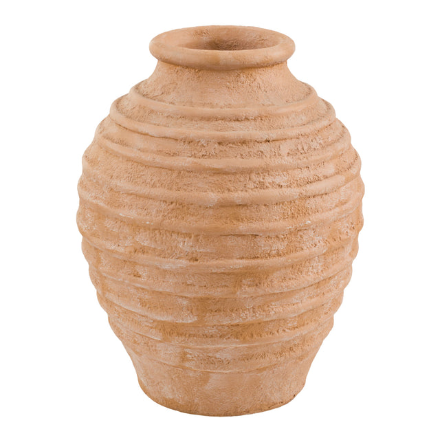 Modern European furniture - Distressed Terracotta Vase - www.oroa.com