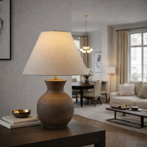   Antique Brown Ceramic Table Lamp | Oroa.com