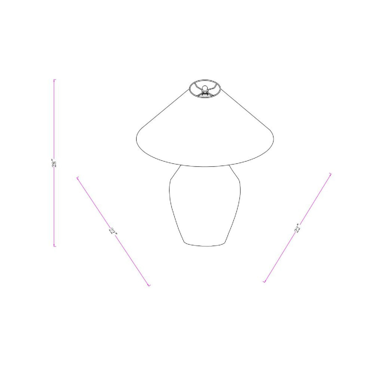   Textured Ceramic Accent Table Lamp | Oroa.com