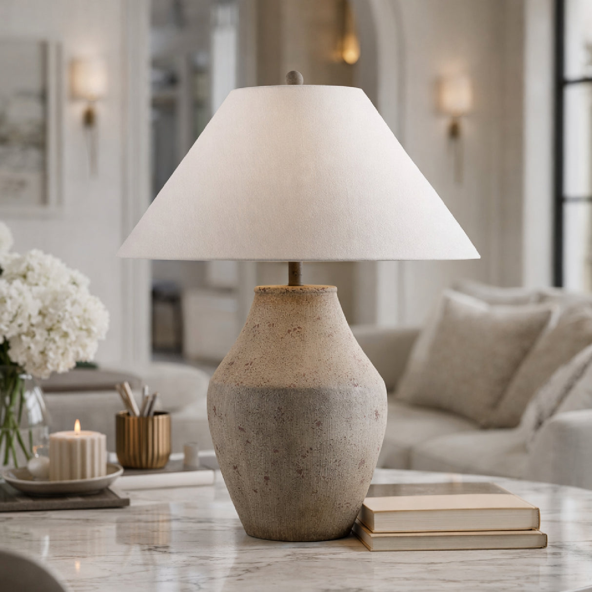   Ceramic Base Accent Table Lamp | Oroa.com