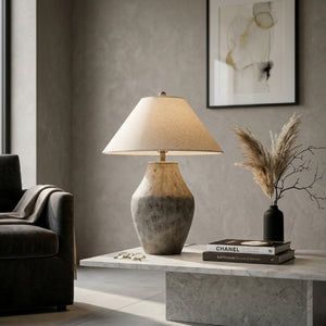   Textured Ceramic Accent Table Lamp | Oroa.com
