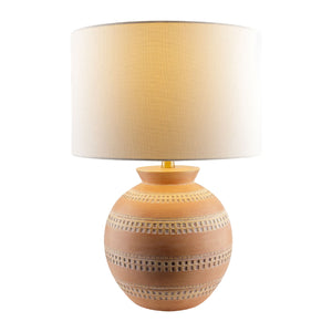   Painted Round Base Table Lamp | Oroa.com