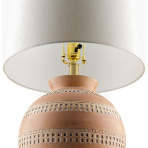   Painted Round Base Table Lamp | Oroa.com