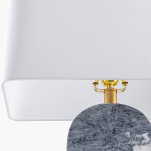  Modern European furniture - Gray Marble Accent Table Lamp - www.oroa.com | Oroa.com