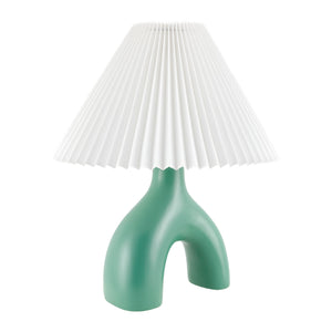   Ceramic White Linen Table Lamp | Oroa.com