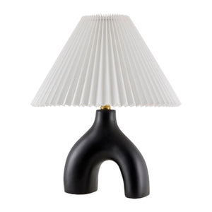   Ceramic White Linen Table Lamp | Oroa.com