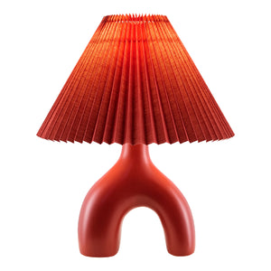   Modern European furniture - Ceramic Cream Linen Table Lamp - www.oroa.com | Oroa.com