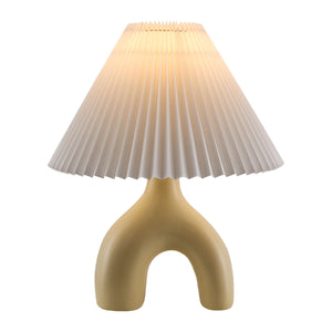   Ceramic White Linen Table Lamp | Oroa.com