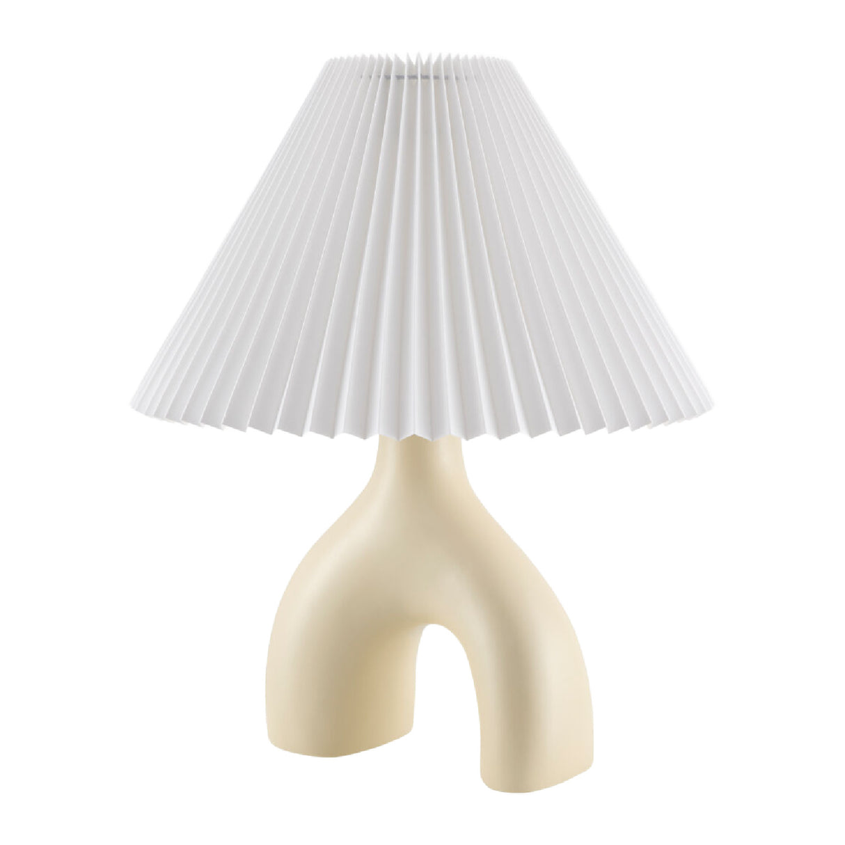   Ceramic White Linen Table Lamp | Oroa.com