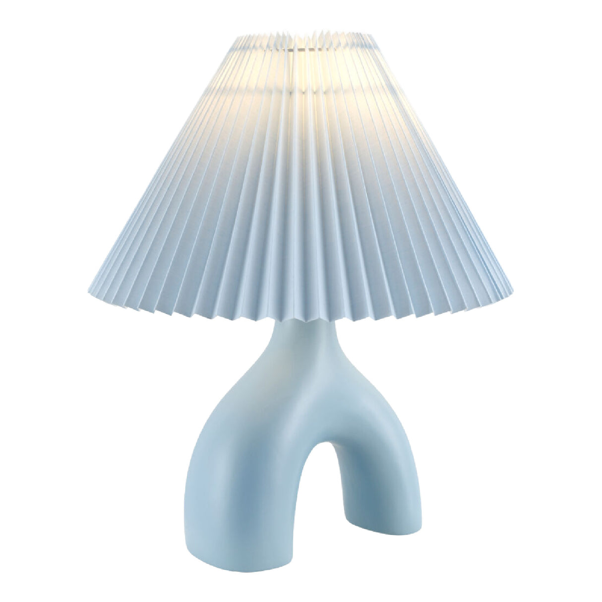   Modern European furniture - Ceramic Cream Linen Table Lamp - www.oroa.com | Oroa.com