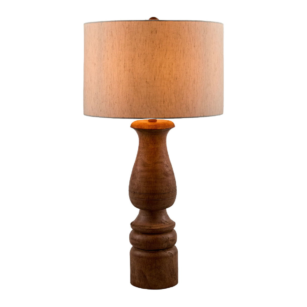   Beige Linen Accent Table Lamp | Oroa.com