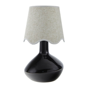   Wavy Rattan Accent Table Lamp | Oroa.com