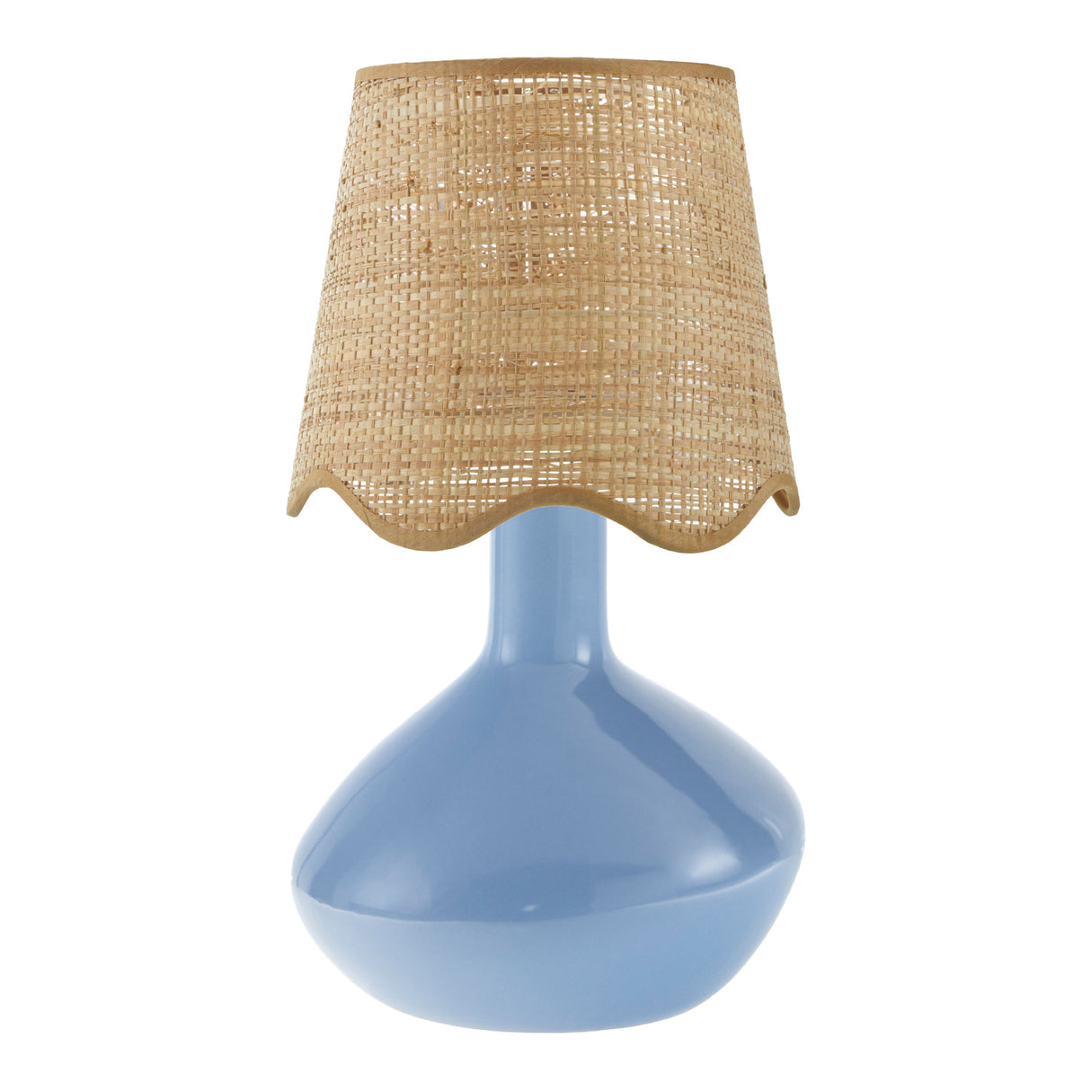   Wavy Rattan Accent Table Lamp | Oroa.com