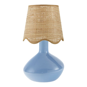   Wavy Rattan Accent Table Lamp | Oroa.com