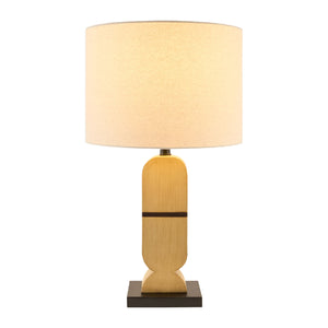   Modern European furniture - Brown Geometrical Base Table Lamp - www.oroa.com | Oroa.com