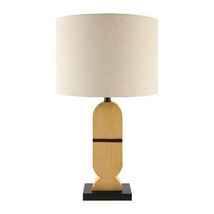   Modern European furniture - Brown Geometrical Base Table Lamp - www.oroa.com | Oroa.com