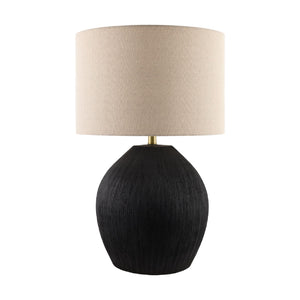   Black Ceramic Accent Table Lamp | Oroa.com