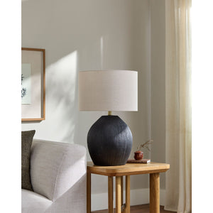   Black Ceramic Accent Table Lamp | Oroa.com