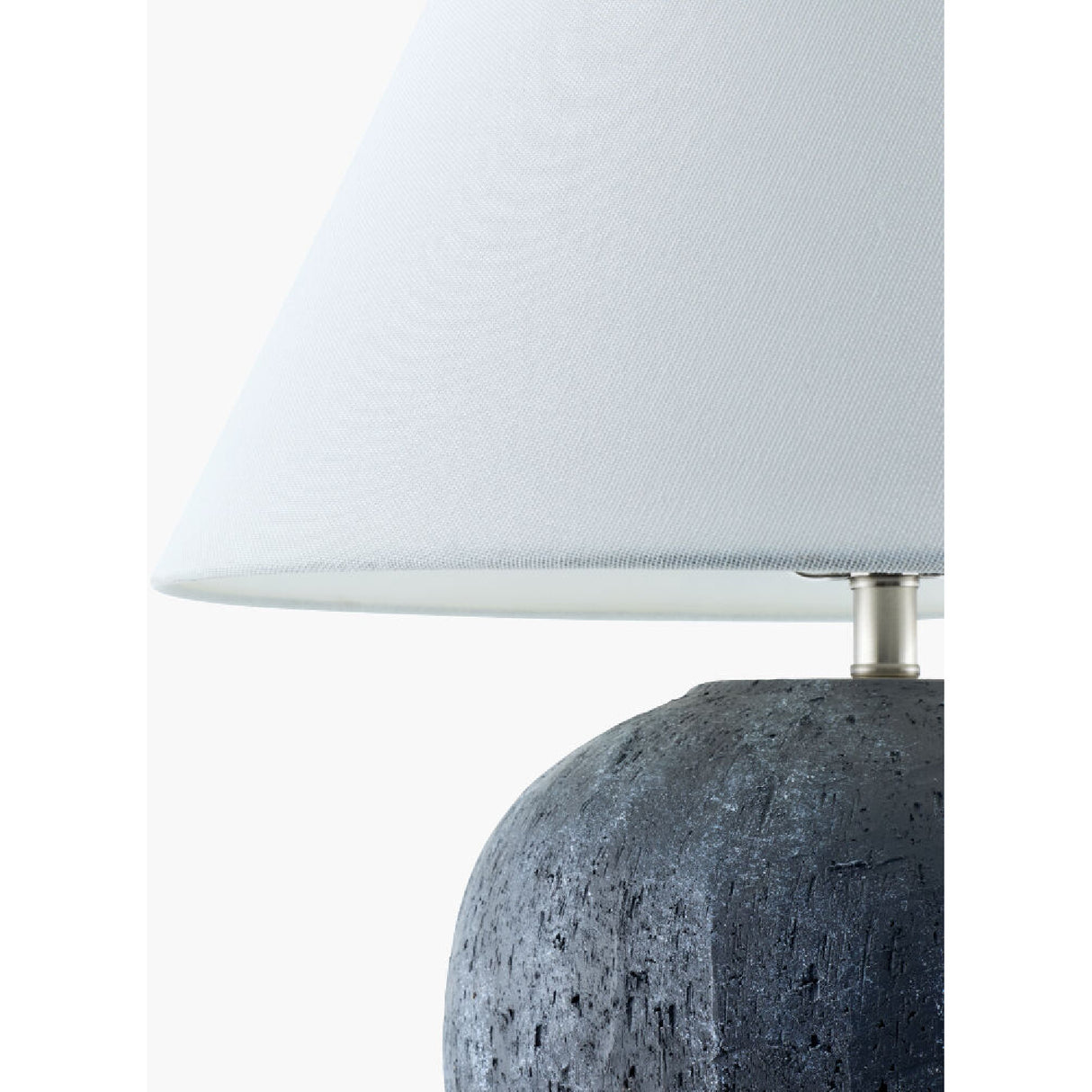   Modern European furniture - Sandblasted Gray Ceramic Table Lamp - www.oroa.com | Oroa.com